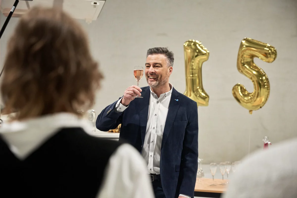 A&C feiert 15-jähriges Jubiläum mit dem Team