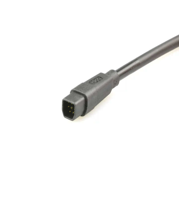 Mini F male cable connector