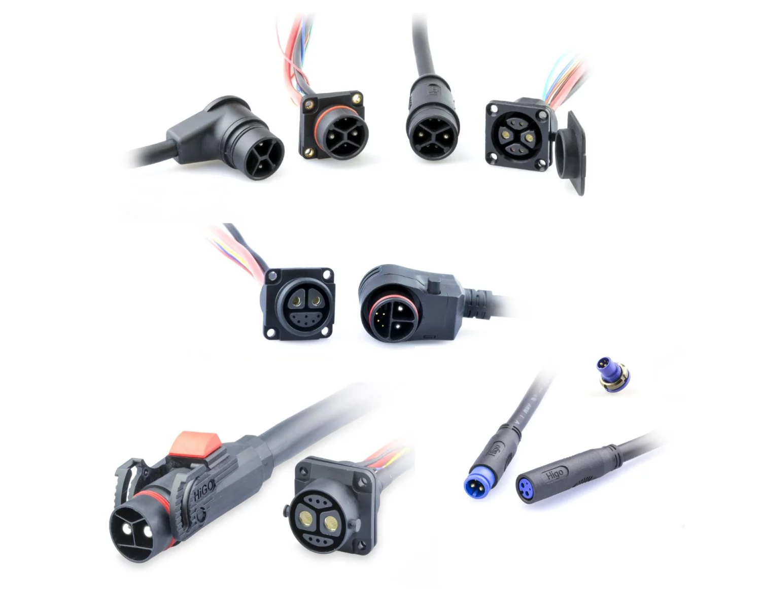 Higo battery connectors for AGVs & AMRs