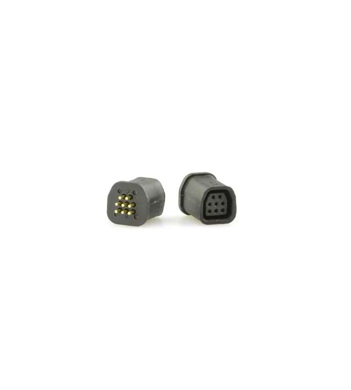 Mini F female panel mount connector