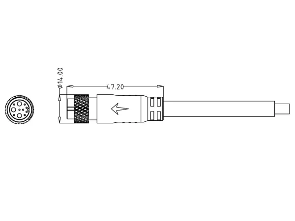 Female cable connector