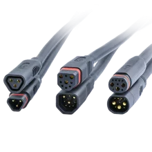 Adjusted connector designs for rear hub motors